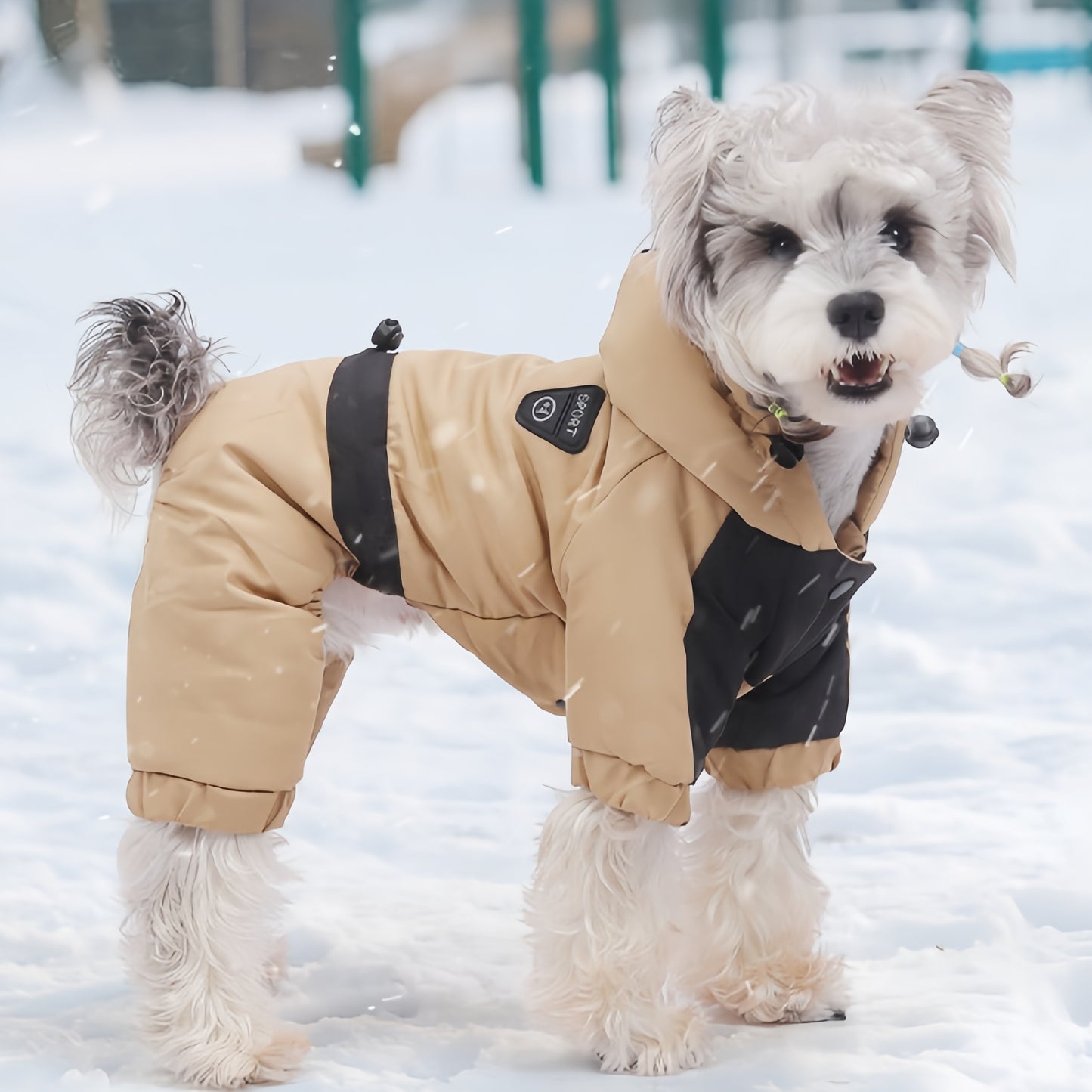 Arctic Paws - Pet Jumpsuit - Brown