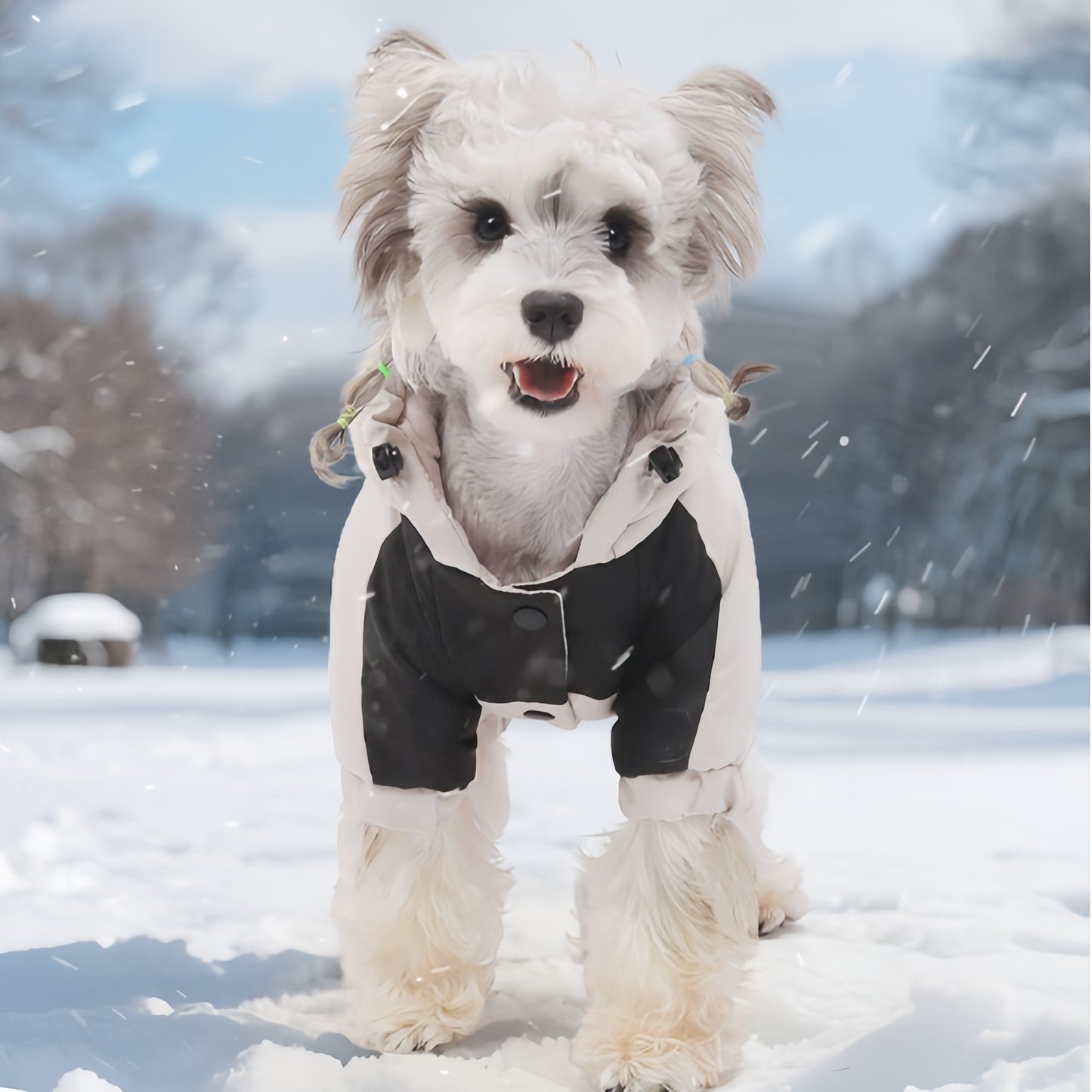 Arctic Paws - Pet Jumpsuit - Beige