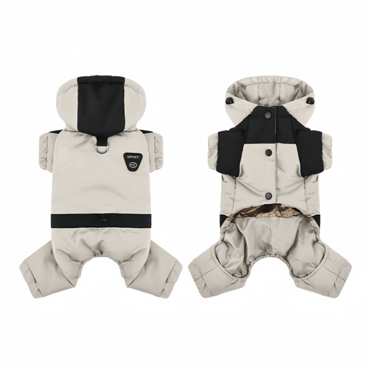 Arctic Paws - Pet Jumpsuit - Beige