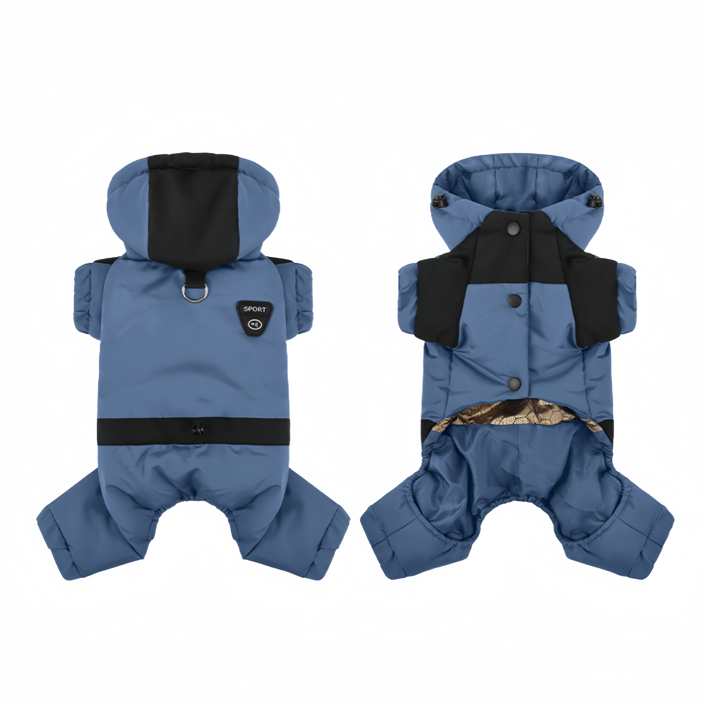 Arctic Paws - Pet Jumpsuit - Blue