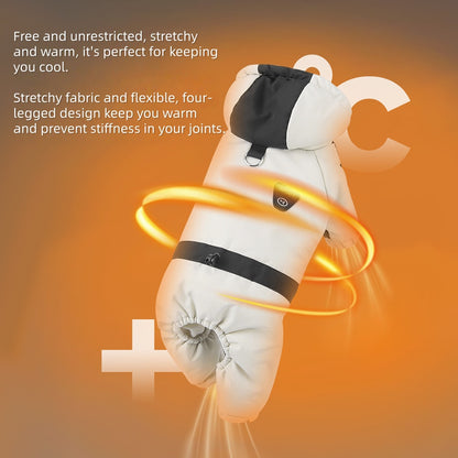 Arctic Paws - Pet Jumpsuit - Beige