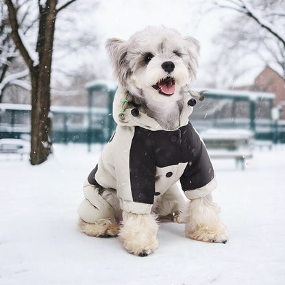Arctic Paws - Pet Jumpsuit - Beige
