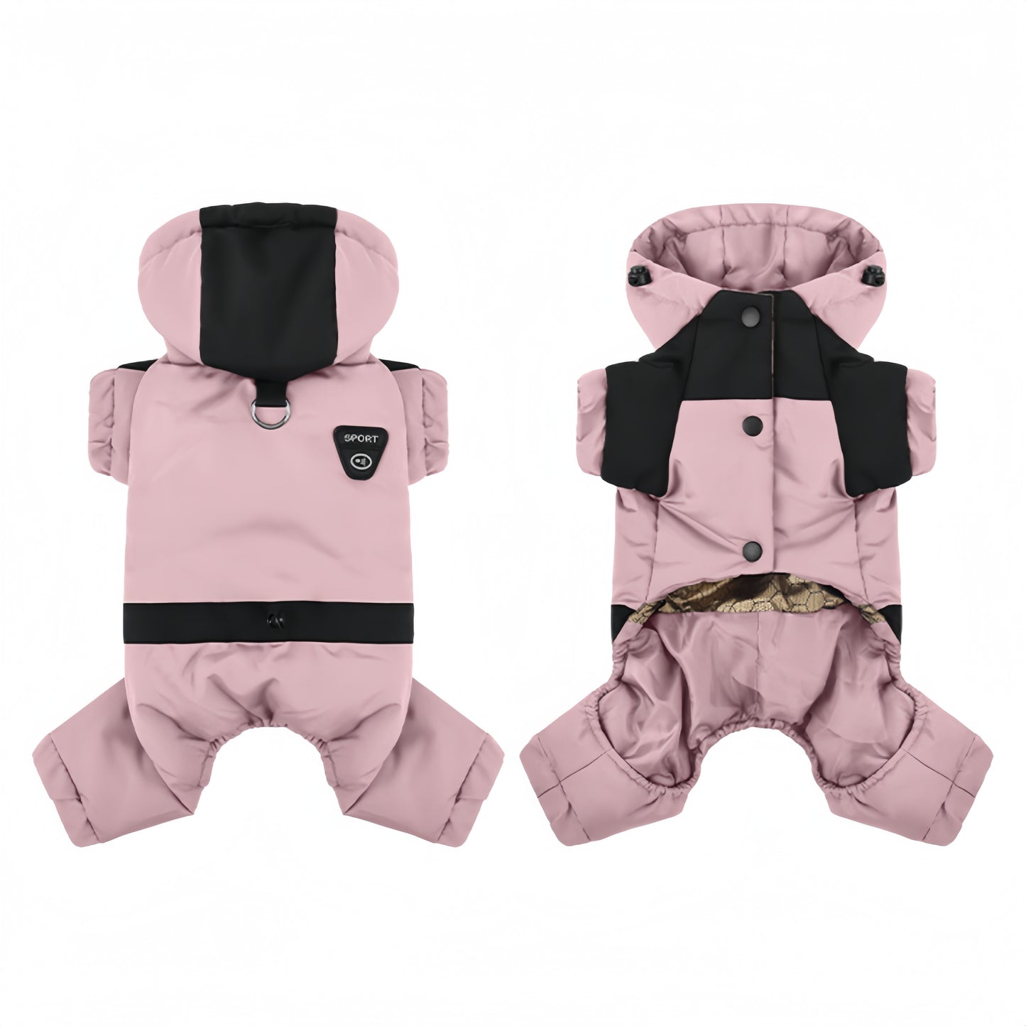 Arctic Paw - Pet Jumpsuit - Pink