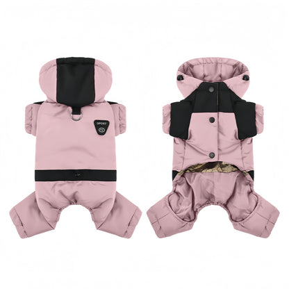 Arctic Paw - Pet Jumpsuit - Pink