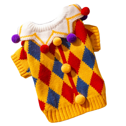 Joyful Clown Pet Coat
