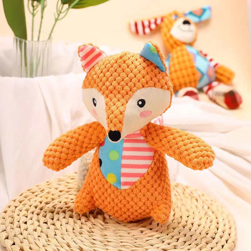 Orange Long Tailed Fox Toy