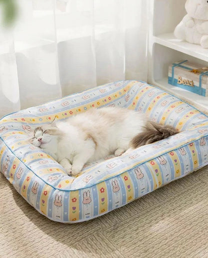 Cute Bunny Printed Pet Bed