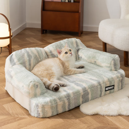 Comfy Striped Pet Sofa
