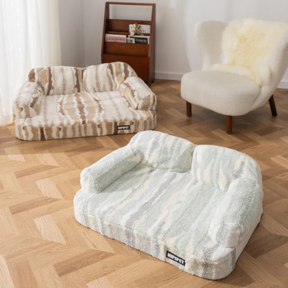 Comfy Striped Pet Sofa