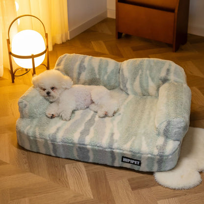 Comfy Striped Pet Sofa
