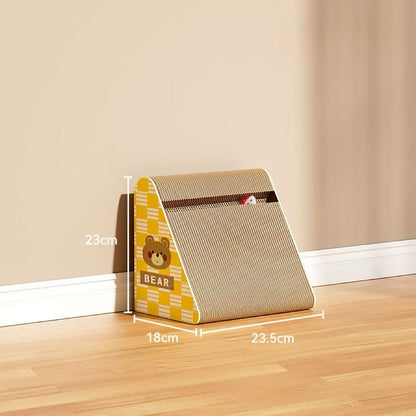 Triangular Cat Scratch Board