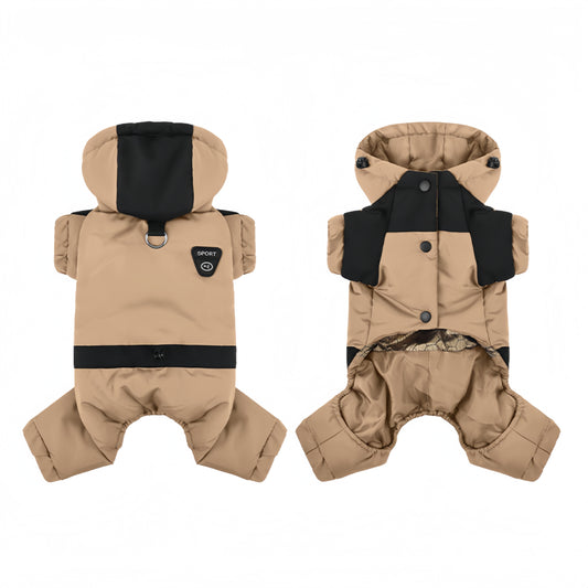 Arctic Paws - Pet Jumpsuit - Brown