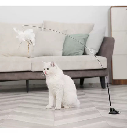 Suction Cup Feather Cat Teaser - Luxury