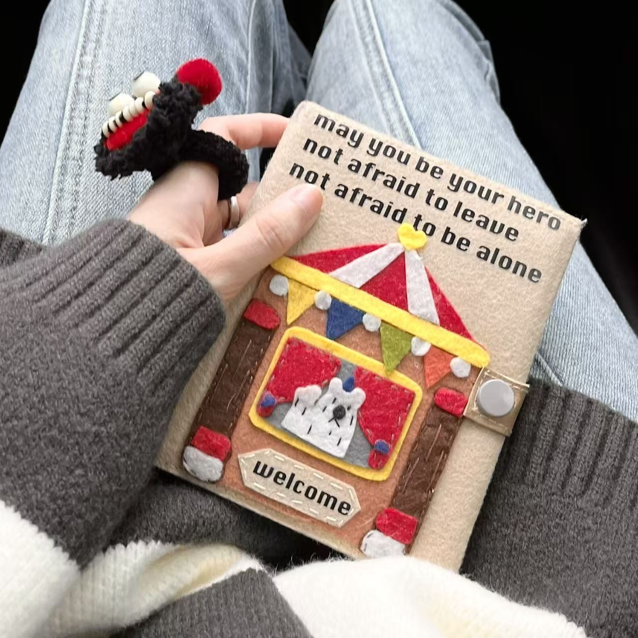 Paw Print Memory Album-Hand Made