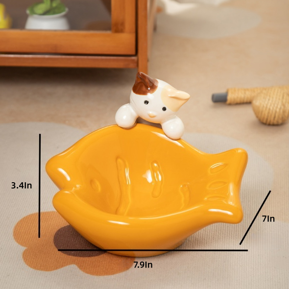 Cute Pet Ceramic Bowl