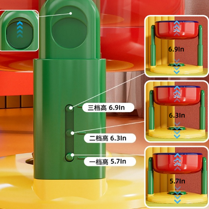 Fun Color Lifting Pet Bowl