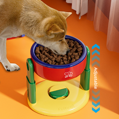 Fun Color Lifting Pet Bowl