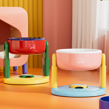 Fun Color Lifting Pet Bowl