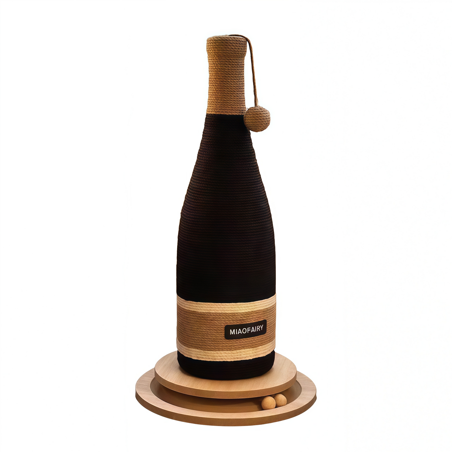 Wine Bottle Shaped Cat Scratching Post