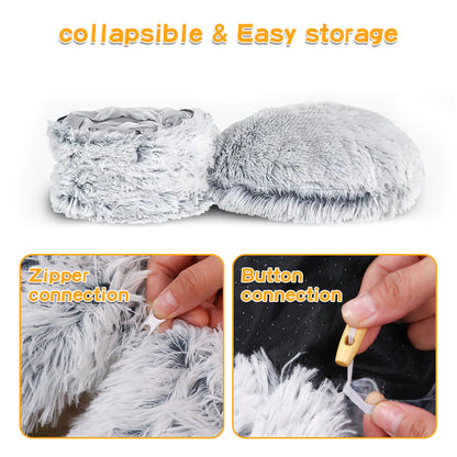 Furry Cat Tunnel & Nest Combo