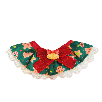 Christmas Gingerbread Paradies Pet Bow Tie