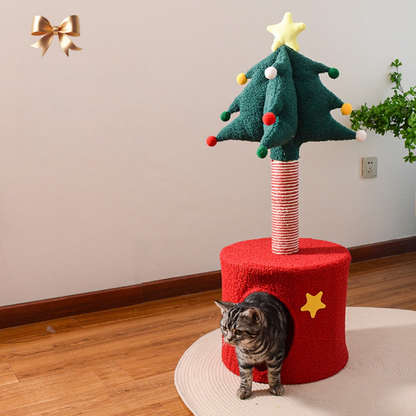 Christmas Star Wish Cat Scratching Home