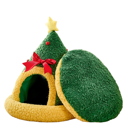 Christmas Star Cozy Pet Bed