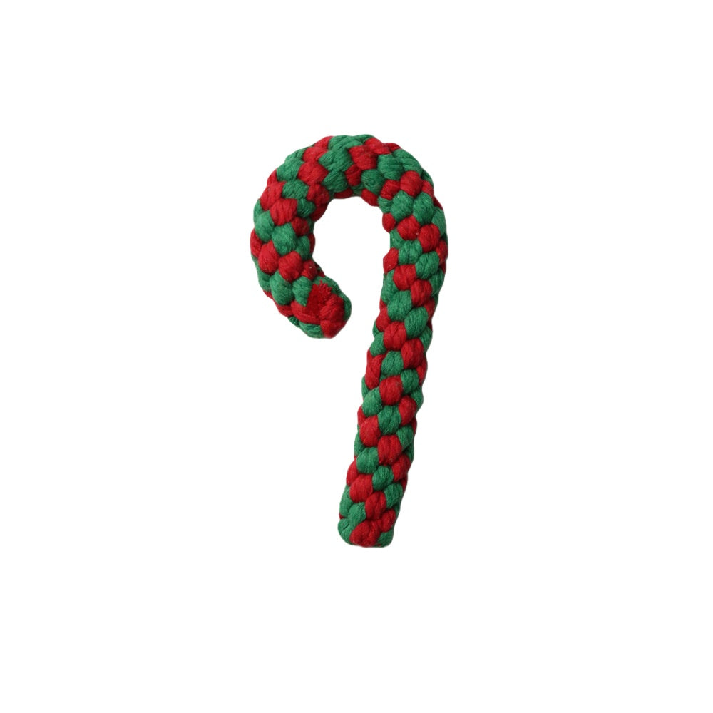 Christmas Stocking Pet Rope Knot Toy Gift Set