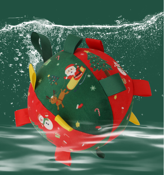 Christmas Jingle Bell Pet Interactive Fun Ball
