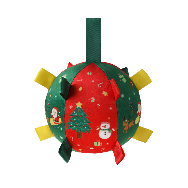 Christmas Jingle Bell Pet Interactive Fun Ball