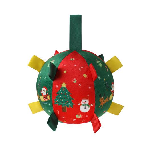 Christmas Jingle Bell Pet Interactive Fun Ball