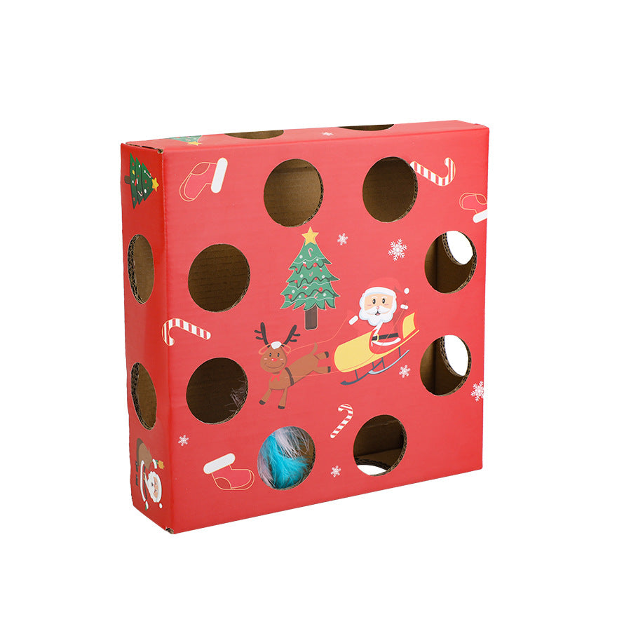 Christmas Cat Whack-a-Mole Interactive Box