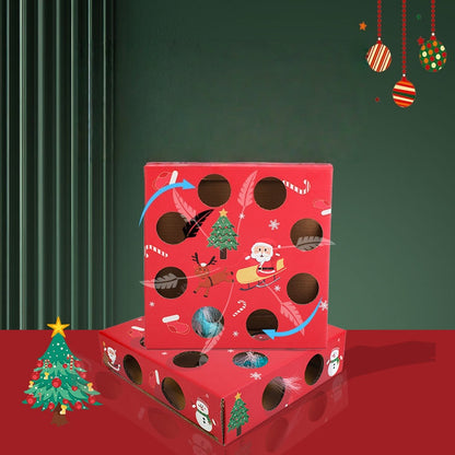 Christmas Cat Whack-a-Mole Interactive Box