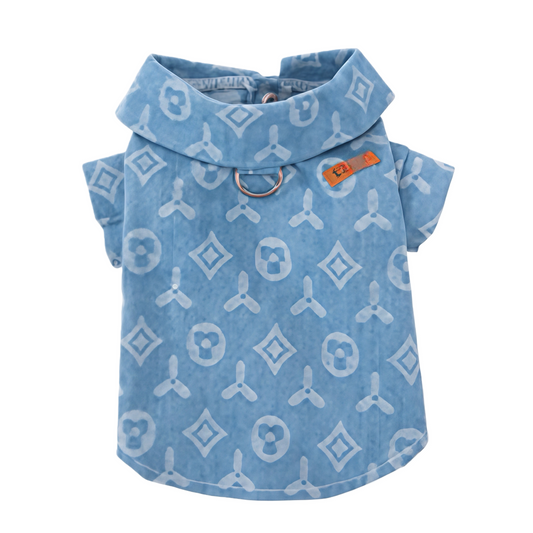 Pet Luxury Vintage Fashion Denim Jacket