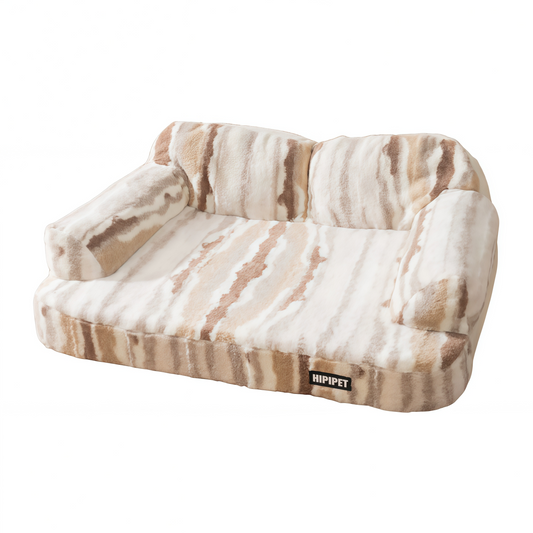 Comfy Striped Pet Sofa