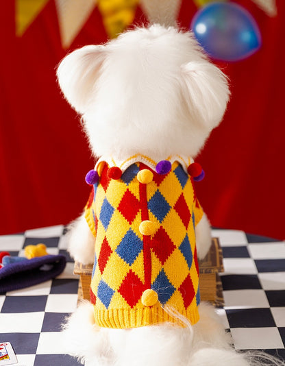 Joyful Clown Pet Coat