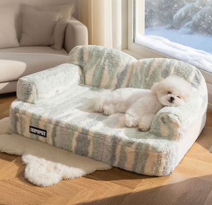 Comfy Striped Pet Sofa