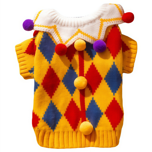Joyful Clown Pet Coat