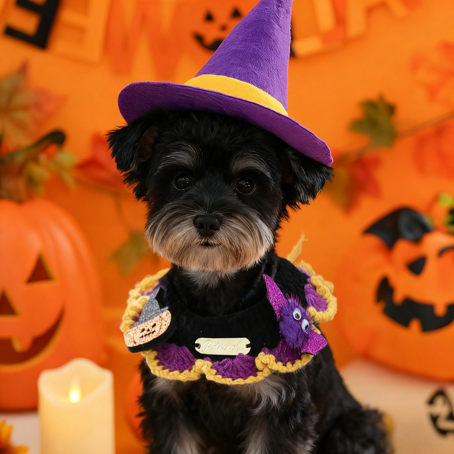 Colorful Cute Halloween Pet Collar