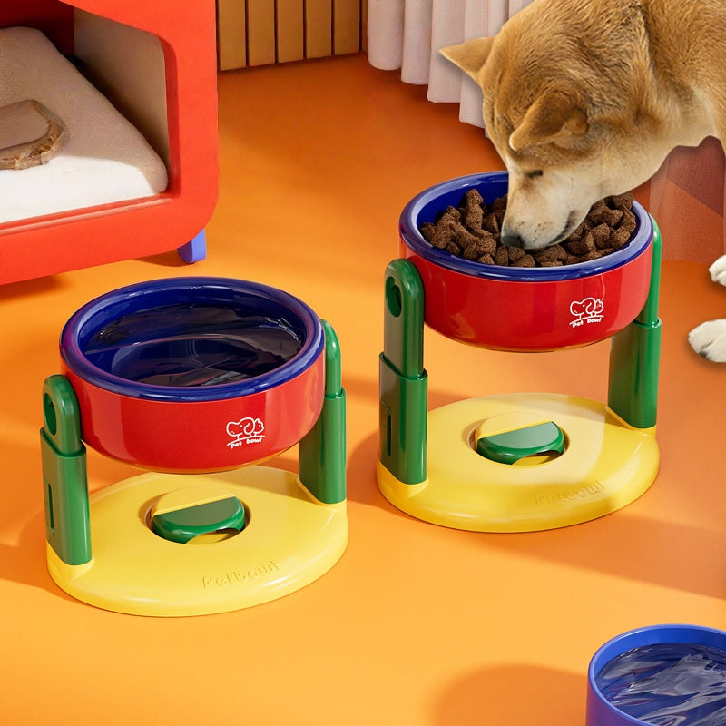 Fun Color Lifting Pet Bowl
