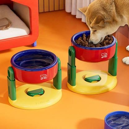 Fun Color Lifting Pet Bowl