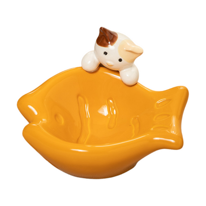 Cute Pet Ceramic Bowl