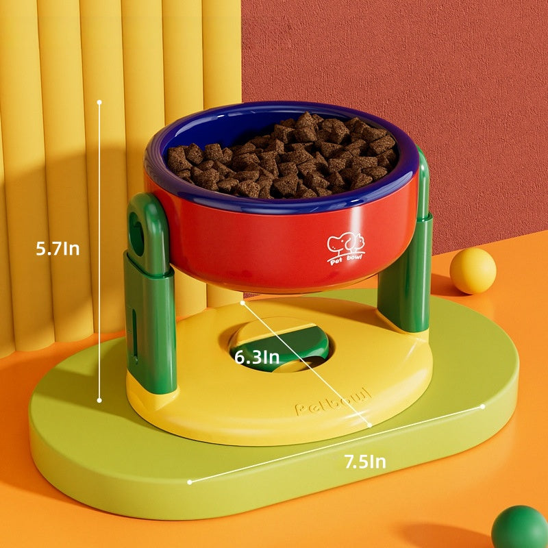 Fun Color Lifting Pet Bowl