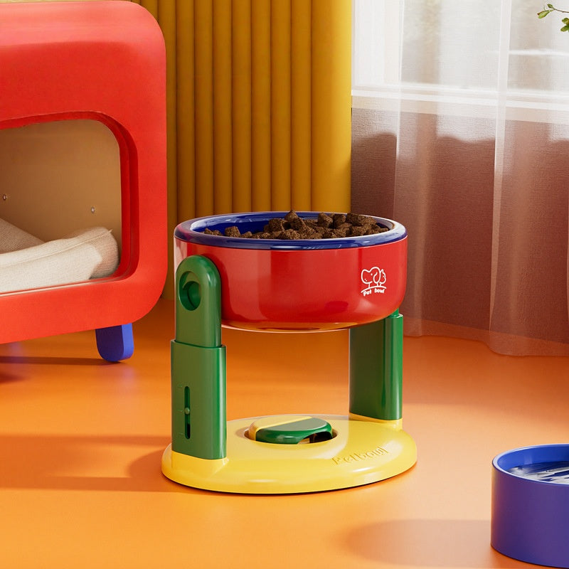 Fun Color Lifting Pet Bowl