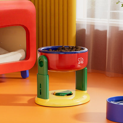 Fun Color Lifting Pet Bowl